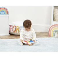 Elmer Play and Go vierkant pluche boekje met ring